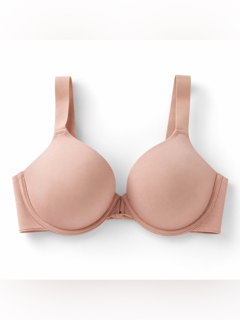 SPANX Nude Full Coverage T-Shirt Bra 38C Support Everyday Bra Soft Tan  Beige